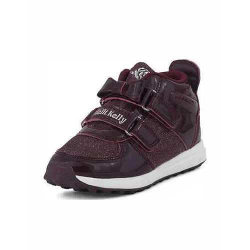 Lelli Kelly Children's Sneakers with Scratches for Girls Bordeaux