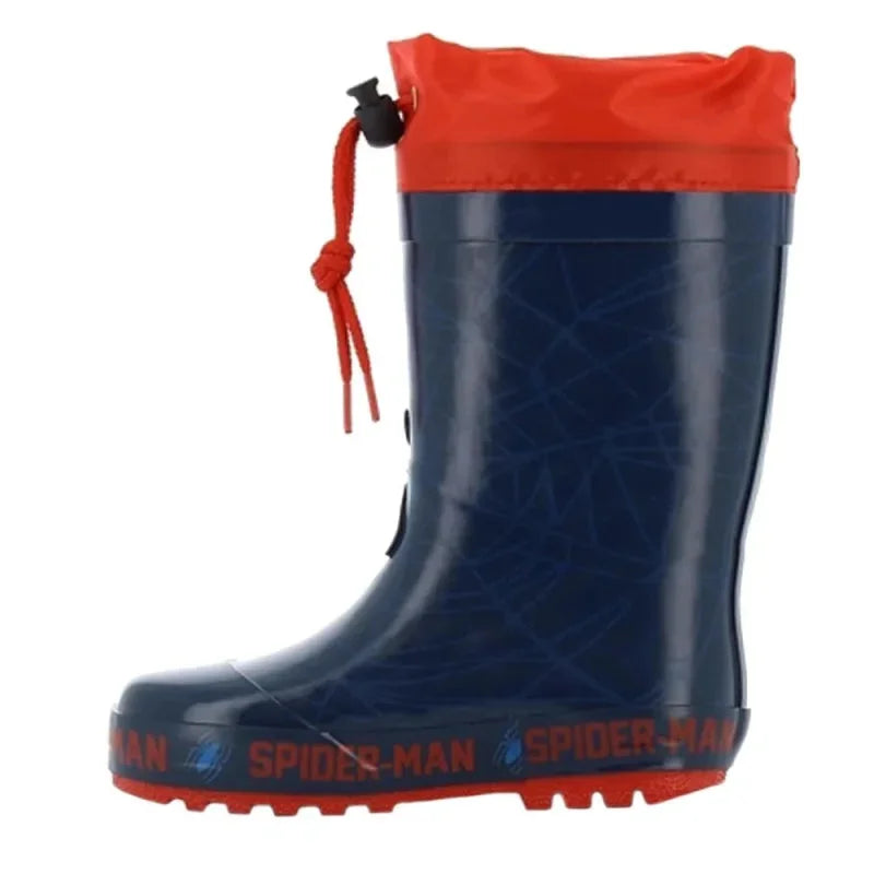 Leomil Spiderman Παιδικές Γαλότσες για Αγόρια Μπλε Γαλότσα Αγόρι /Rainboot Boys Marvel-AW22-Spiderman-SP010039-Navy-Red-Poline-_-_-733