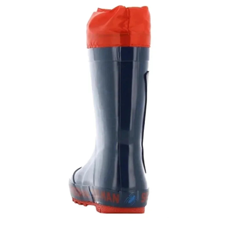 Leomil Spiderman Παιδικές Γαλότσες για Αγόρια Μπλε Γαλότσα Αγόρι /Rainboot Boys Marvel-AW22-Spiderman-SP010039-Navy-Red-Poline-_-_-895