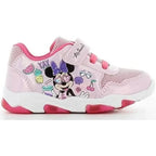 Leomil Minnie παιδικά ανατομικά sneakers με φωτάκια για κορίτσια Ροζ Παπούτσι Κορίτσι Φωτάκια / Shoes with Lights Girl Minnie-SS22-DM008545-Pink-Poline-_-_-422
