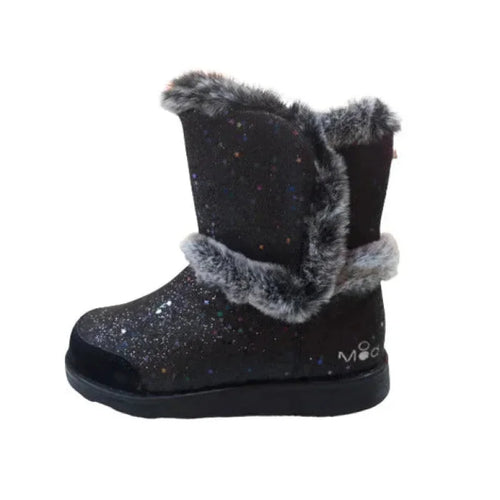 Mod8 Children's Boots with Fur Lining for Girls Black