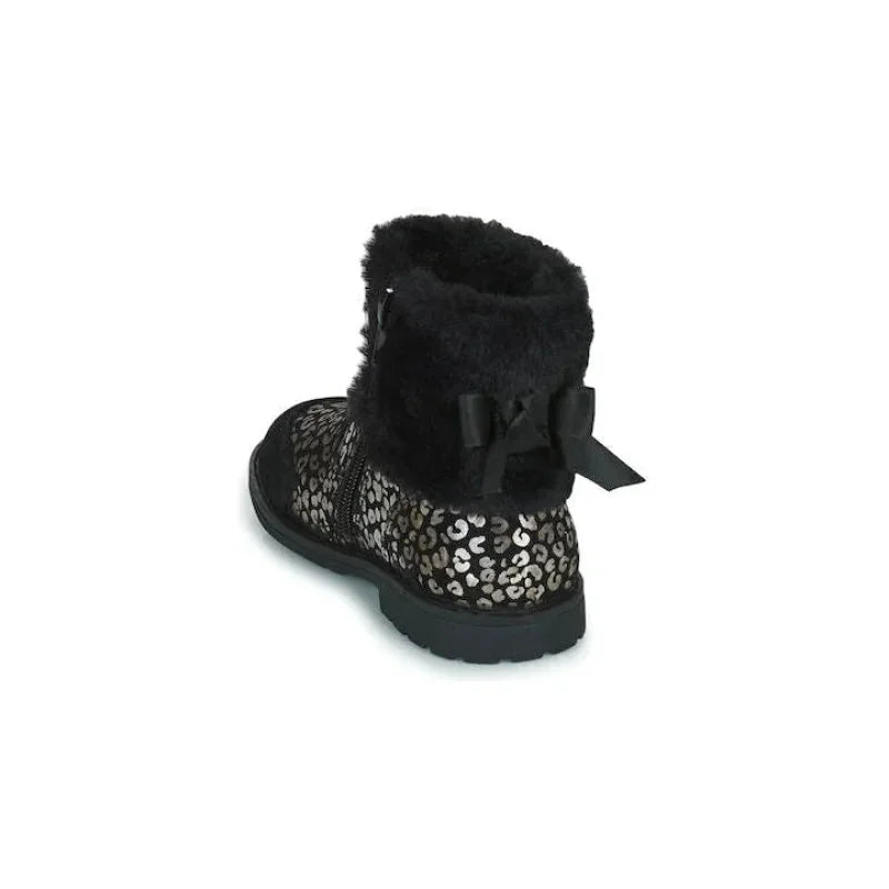 Mod8 Mod8 παιδικές μπότες με εσωτερική γούνα για κορίτσια Μαύρο Μποτάκι Κορίτσι / Boots Girl Mod8-AW23-737556-10-81-Black-Poline-_-_-325