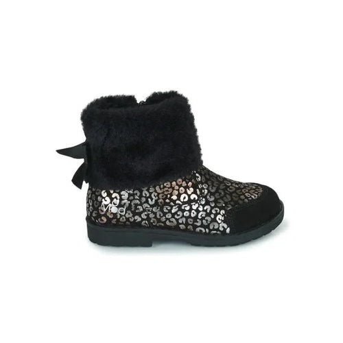 Mod8 Children's Boots with Fur Lining for Girls Black