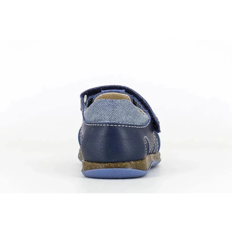 Pablosky Pablosky Παιδικά Δερμάτινα Ανατομικά Παπουτσοπέδιλα για αγόρια Μπλε navy Πέδιλο Αγόρι / Sandals Boy Pablosky-099325-Navy-Poline-_-_-19