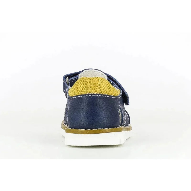 Pablosky Pablosky Παιδικά Ανατομικά Δερμάτινα Παπουτσοπέδιλα για Αγόρια Μπλε Πέδιλο Αγόρι / Sandals Boy Pablosky-099725-Navy-Poline-_-_-93