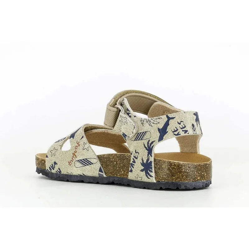 Pablosky Pablosky Παιδικά Δερμάτινα Ανατομικά Πέδιλα για Κορίτσια Μπεζ Πέδιλο Αγόρι / Sandals Boy Pablosky-501330-Beige-Poline-_-_-382
