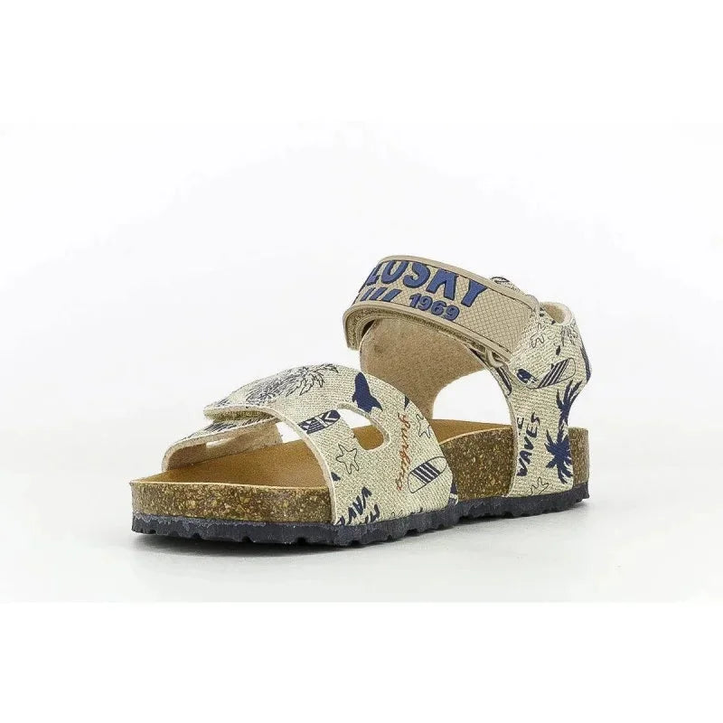 Pablosky Pablosky Παιδικά Δερμάτινα Ανατομικά Πέδιλα για Κορίτσια Μπεζ Πέδιλο Αγόρι / Sandals Boy Pablosky-501330-Beige-Poline-_-_-557