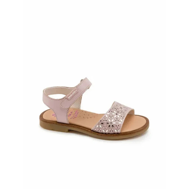 Pablosky Pablosky Παιδικά Δερμάτινα Ανατομικά Πέδιλα για Κορίτσια Ροζ Πέδιλο Κορίτσι / Sandals Girl Pablosky-SS22-410478-Rose-Poline-_-_-646