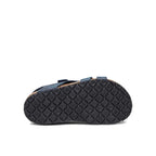 Pablosky Pablosky Δερμάτινο Παιδικό Ανατομικό Πέδιλο για Αγόρια Μπλε Navy Πέδιλο Αγόρι / Sandals Boy Pablosky-SS22-505920-Jeans-Poline-_-_-777