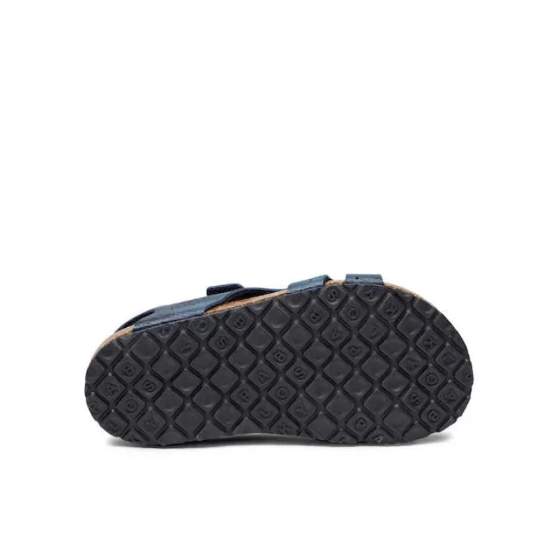 Pablosky Pablosky Δερμάτινο Παιδικό Ανατομικό Πέδιλο για Αγόρια Μπλε Navy Πέδιλο Αγόρι / Sandals Boy Pablosky-SS22-505920-Jeans-Poline-_-_-777