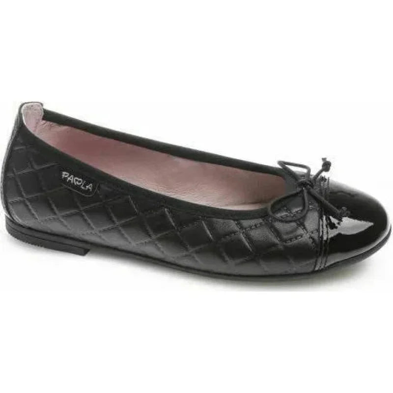 Pablosky Pablosky Παιδικές Ανατομικές Μπαλαρίνες για Κορίτσια Μαύρη Μπαρέτα/ Ballerina / Flat Shoes Girl Pablosky-paola-843815-Black-Poline-_-_-719