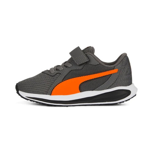 Puma Sports Children's Running Shoes Twitch Grey/Orange