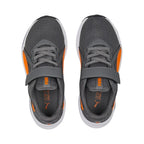 Puma Puma Αθλητικά Παιδικά Παπούτσια Running Twitch Grey / Orange Αθλητικά Αγόρι /Sportshoes Boys Puma-SS23-384538-Dark-Grey-Poline-_-_-592