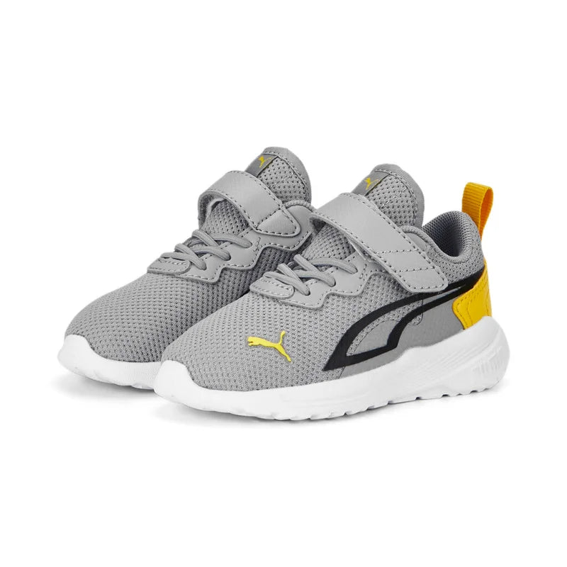 Puma Puma Παιδικά Sneakers All-Day Active Γκρι Αθλητικά Αγόρι /Sportshoes Boys Puma-SS23-387388-Coolmid-Grey-Poline-_-_-276