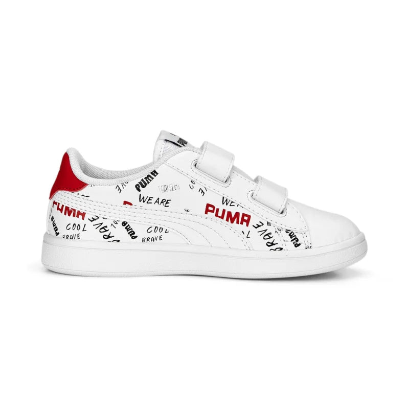 Puma Puma Παιδικά Sneakers με Σκρατς Λευκά Αθλητικά Αγόρι /Sportshoes Boys Puma-SS23-389759-White-Poline-_-_-511