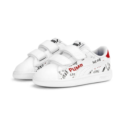 Puma SS23 389761 White Poline παιδικά υποδήματα 