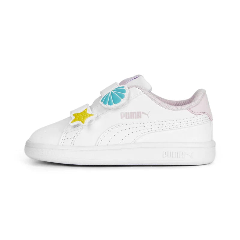 Puma Puma Παιδικά Sneakers με Σκρατς για Κορίτσι Λευκά Αθλητικά Κορίτσι /Sportshoes Girl Puma-SS23-391899-White-Poline-_-_-33