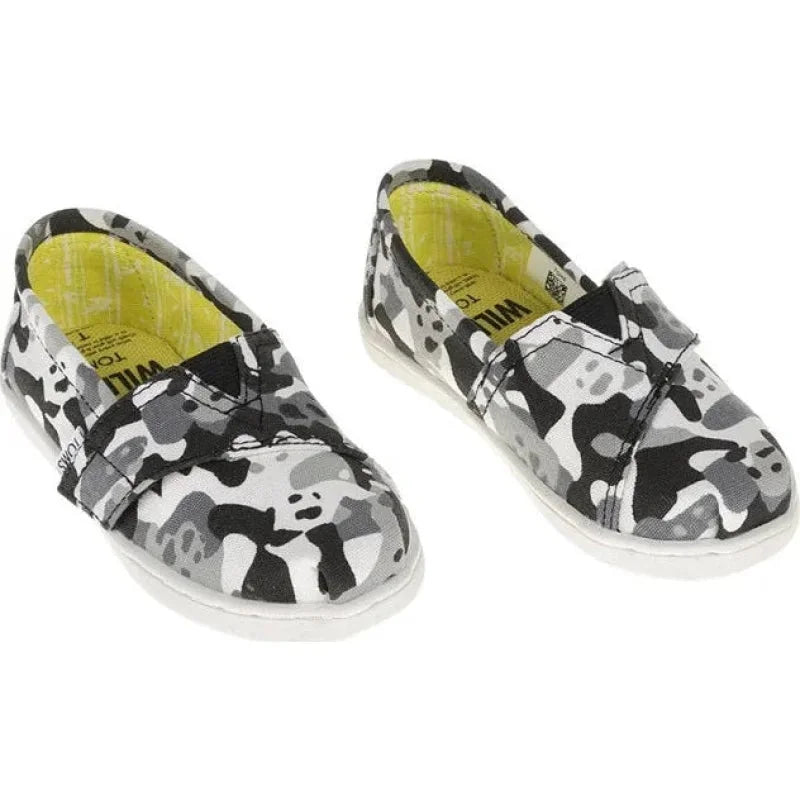 Toms Toms Παιδικές Εσπαντρίγιες Classic Γκρι Εσπαντρίγιες Αγόρι / Espadrilles Boy Toms-10010225-Grey-Poline-_-_-400