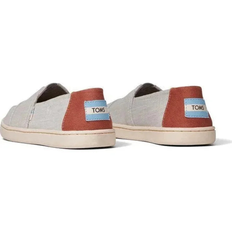 Toms Toms Παιδικές Εσπαντρίγιες Slip-On Γκρι Crosshatch Youth Εσπαντρίγιες Αγόρι / Espadrilles Boy Toms-10015314-Grey-Poline-_-_-664