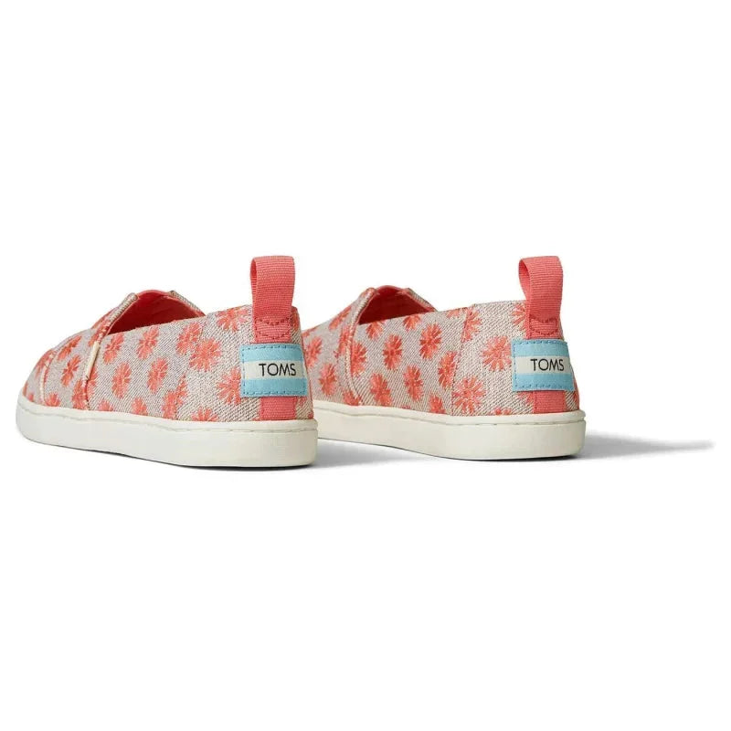 Toms Toms Παιδικές Εσπαντρίγιες Slip-On Πορτοκαλί Alpargata Coral Εσπαντρίγιες Κορίτσι / Espadrilles Girl Toms-10016434-Orange-Coral-Poline-_-_-524
