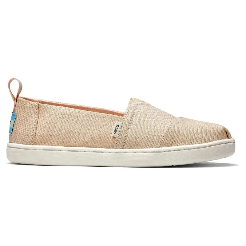 Toms Toms Παιδικές Εσπαντρίγιες Slip-On Ροζ Alpargata Metallic Youth Εσπαντρίγιες Κορίτσι / Espadrilles Girl Toms-10016443-Pink-Peony-Poline-_-_-785