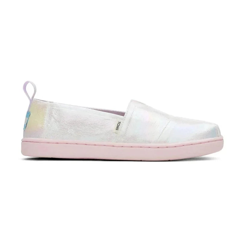 Toms Toms Παιδικές Εσπαντρίγιες Slip-On Λευκές Εσπαντρίγιες Κορίτσι / Espadrilles Girl Toms-SS22-10017771-White-Poline-_-_-183
