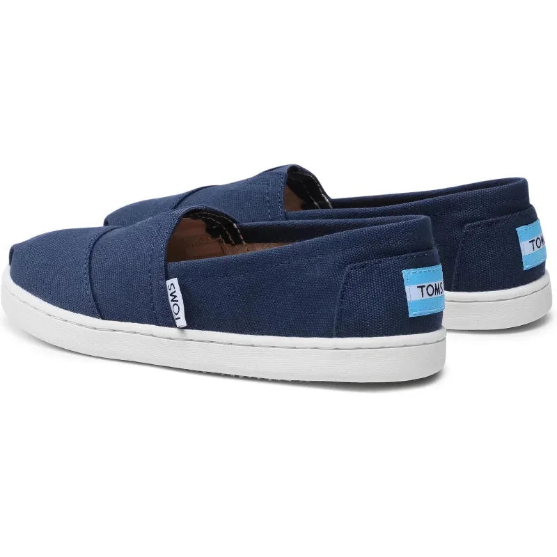 Toms Toms Παιδικές Εσπαντρίγιες Slip-On Navy Μπλε Alpargata Εσπαντρίγιες Αγόρι / Espadrilles Boy Toms-SS23-10010532-Blue-Poline-_-_-814