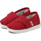 Toms Toms Παιδικές Εσπαντρίγιες με Σκρατς Κόκκινες Tiny Alpargata Canvas Εσπαντρίγιες Αγόρι / Espadrilles Boy Toms-SS23-10010533-Red-Poline-_-_-302