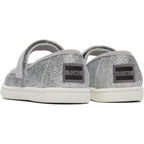 Toms Toms Παιδικές Μπαλαρίνες με Σκρατς Υφασμάτινες Ασημί Mary Jane Iridescent Εσπαντρίγιες Κορίτσι / Espadrilles Girl Toms-SS23-10011521-Silver-Poline-_-_-475