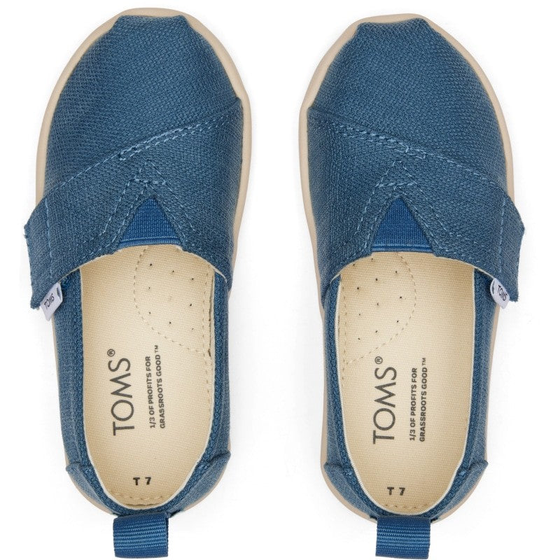 Toms Toms Παιδικές Εσπαντρίγιες με Σκρατς Μπλε Εσπαντρίγιες Αγόρι / Espadrilles Boy Toms-SS23-10019574-Jeans-Poline-_-_-437