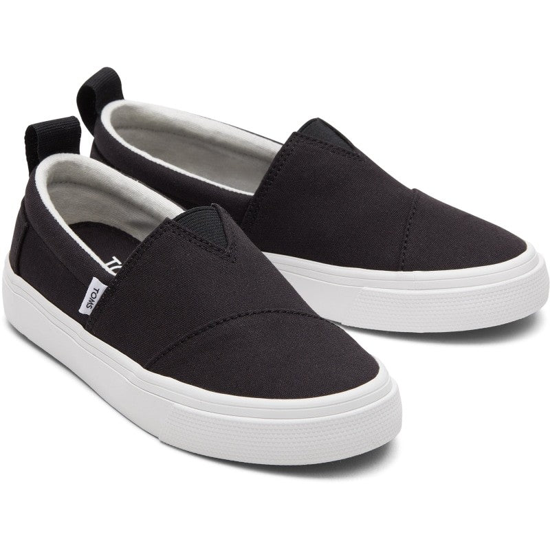Toms Toms Παιδικές Εσπαντρίγιες Slip-On Μαύρες Εσπαντρίγιες Αγόρι / Espadrilles Boy Toms-SS23-10019839-Black-Poline-_-_-882