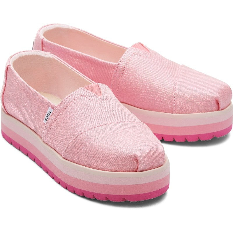 Toms Toms Παιδικές Εσπαντρίγιες Slip-On Ροζ Alp Platform Εσπαντρίγιες Κορίτσι / Espadrilles Girl Toms-SS23-10019840-Pink-Poline-_-_-86
