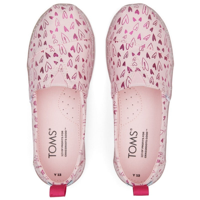 Toms Toms Παιδικές Εσπαντρίγιες Slip-On Ροζ Εσπαντρίγιες Κορίτσι / Espadrilles Girl Toms-SS23-10019849-Pink-Pastel-Poline-_-_-450