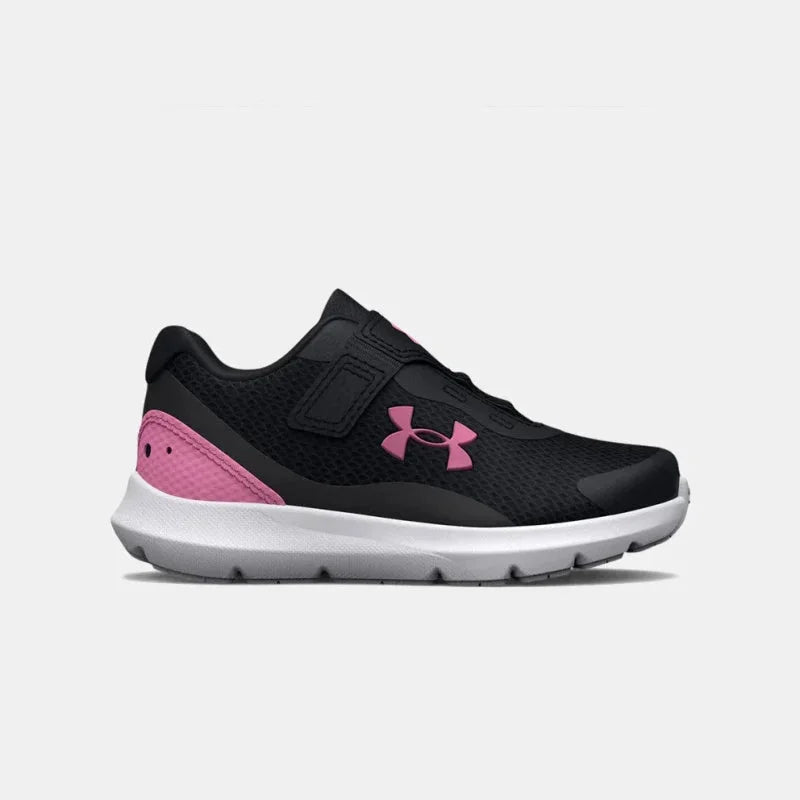 Under Armour AW23 3025015-001 Black Poline παιδικά υποδήματα 