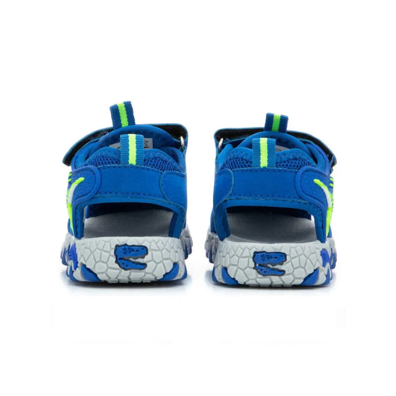 Bull Boys Bull Boys Παιδικά Ανατομικά Πέδιλα για Αγόρι με Δεινόσαυρους και Φωτάκια Γαλάζια Πέδιλο Αγόρι Φωτάκια / Sandal Boy Lights fixedratio_20230303133606_657842d6