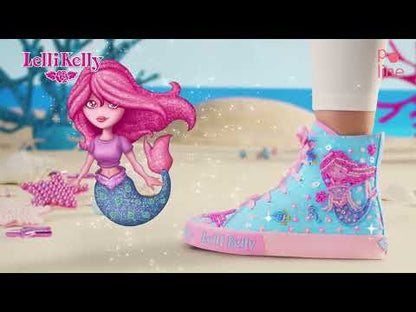 Lelli Kelly Children's Sneaker High Unicorn for Girls Colorful